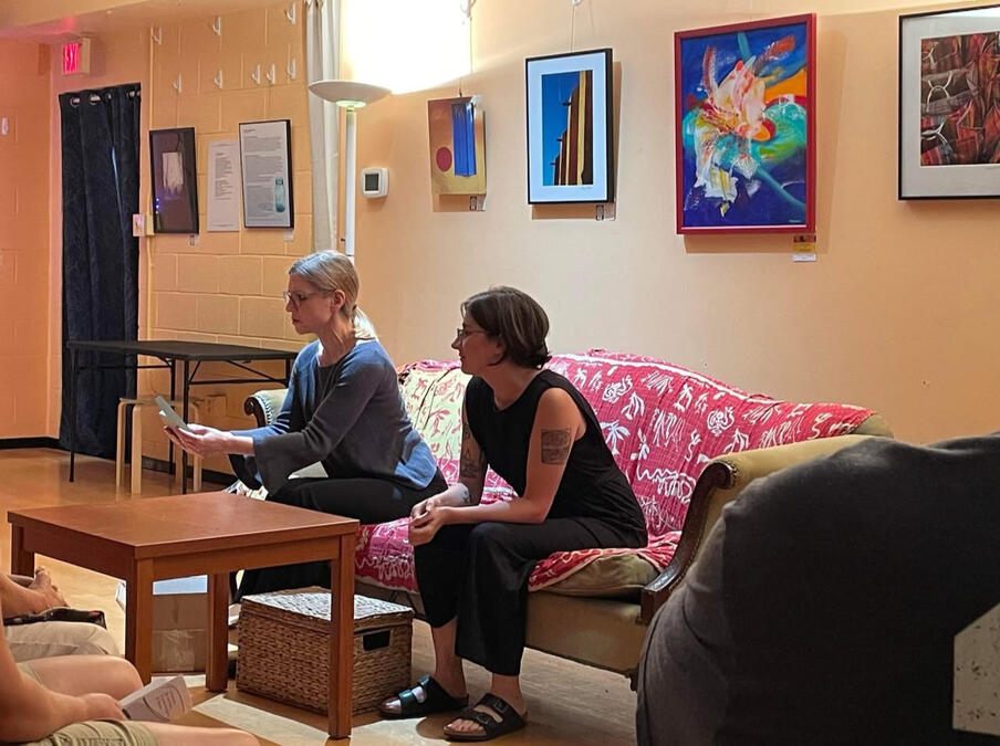 Onstage at Tempest Productions' Shorts Fest (June 2024)