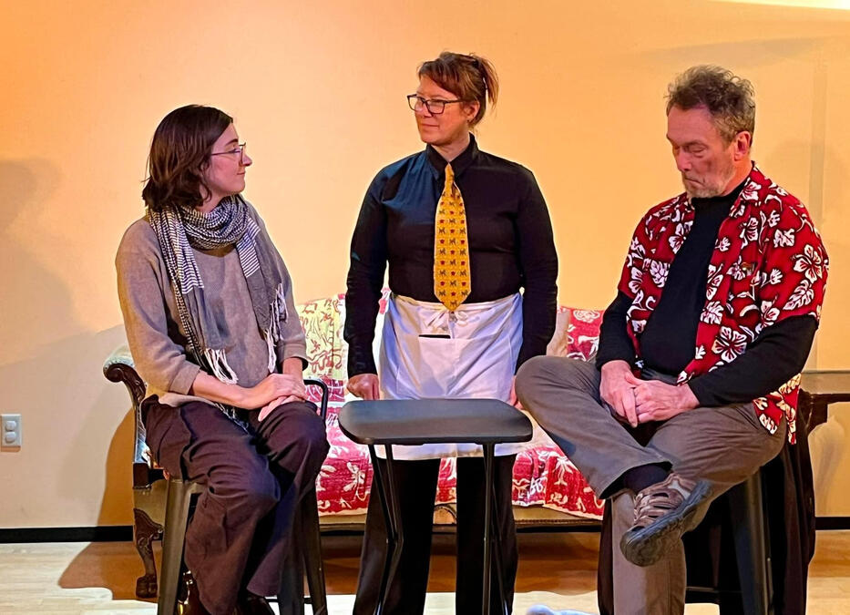 Onstage at Tempest Productions' Shorts Fest (October 2024)