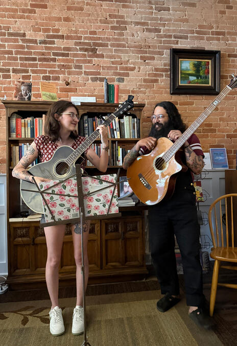 Performing with Justin Dorsey at The Print Factory (May 2025)